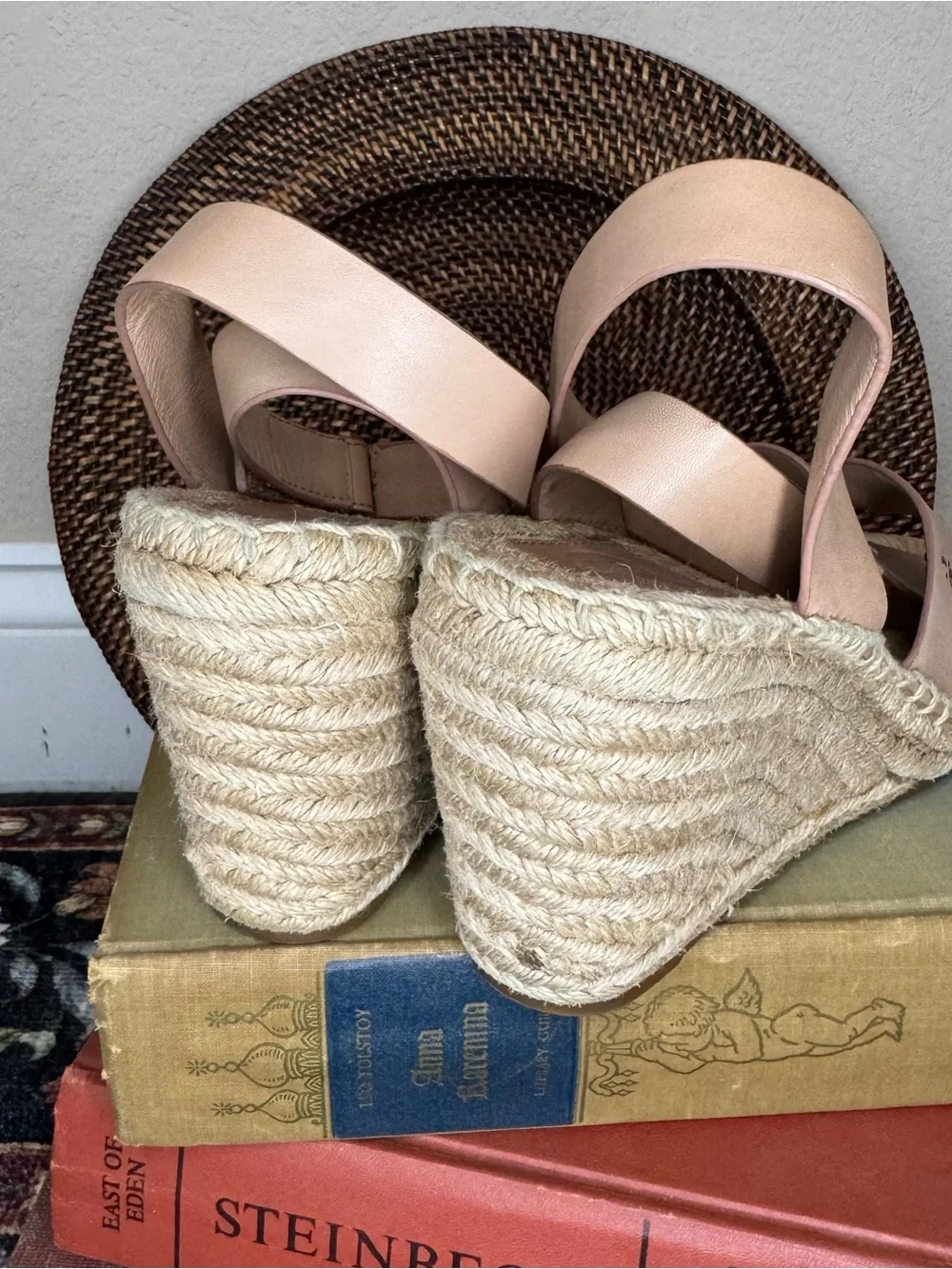 TORY BURCH | Bima Espadrille Wedge Sandals Size 9